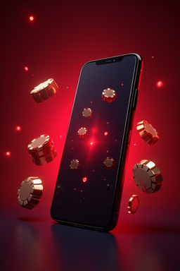 Smartfon z aplikacją Talismania Casino